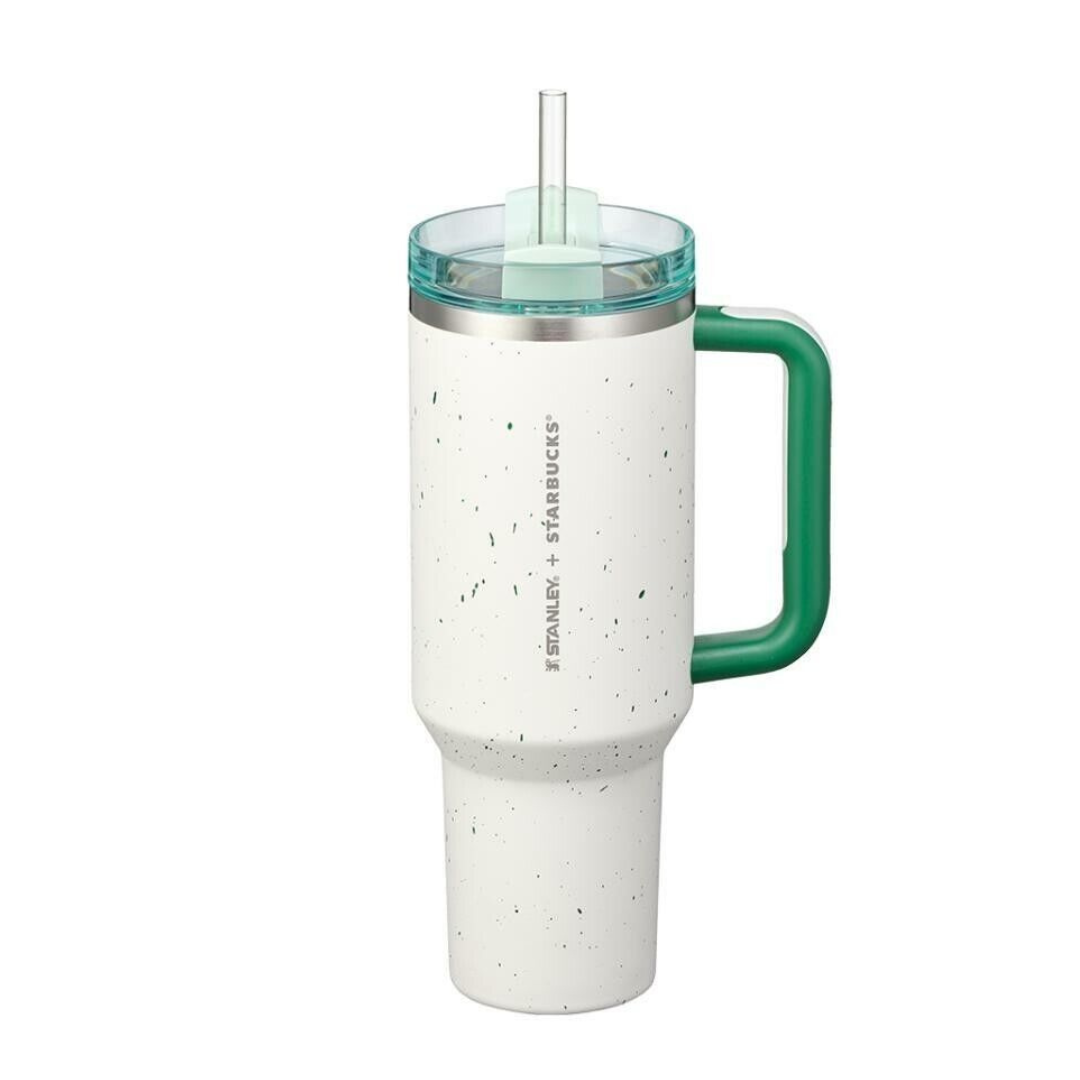 Green Pebbles Starbucks Stanley 40oz