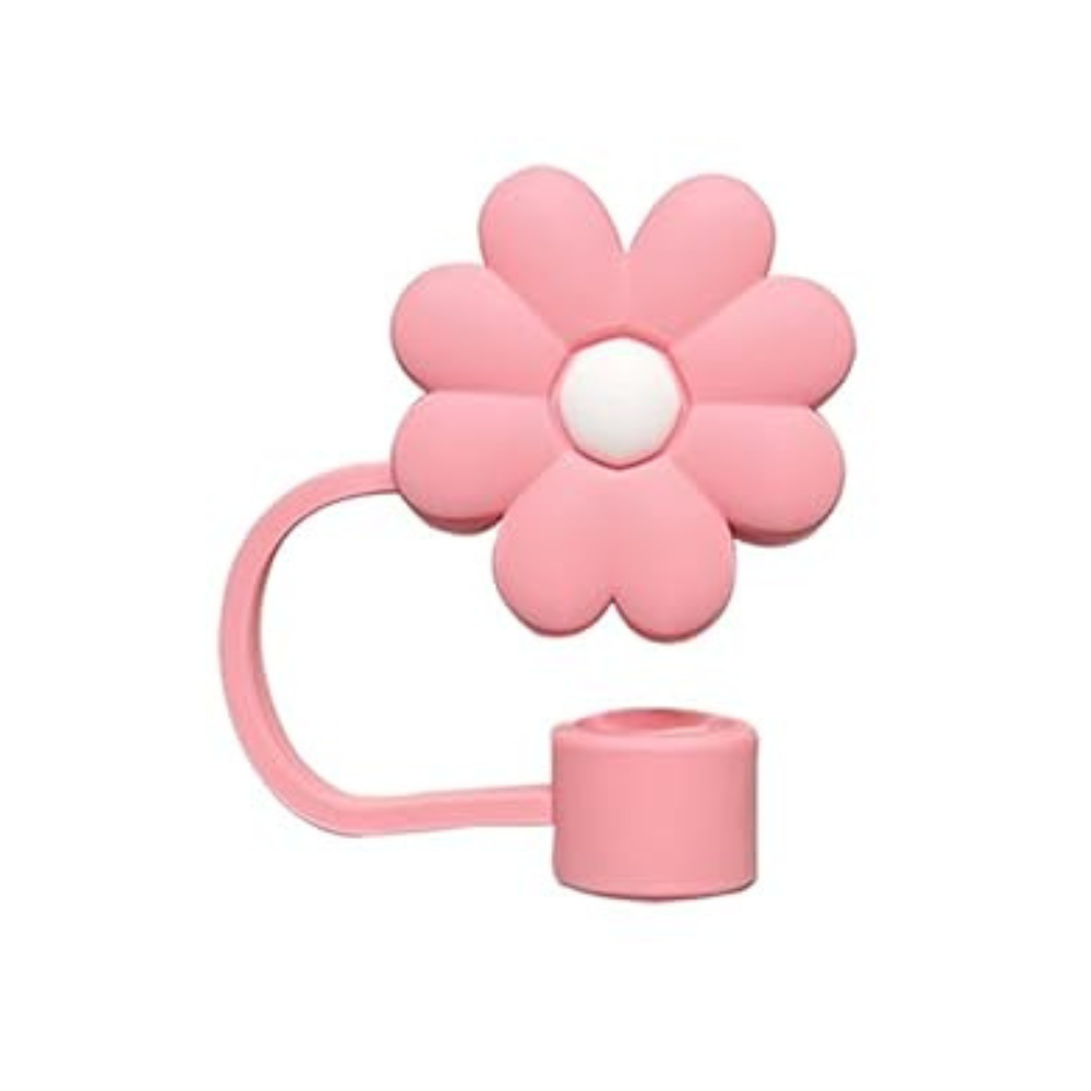 3 Pcs Stanley Tumbler Flower Silicon Straw Cover